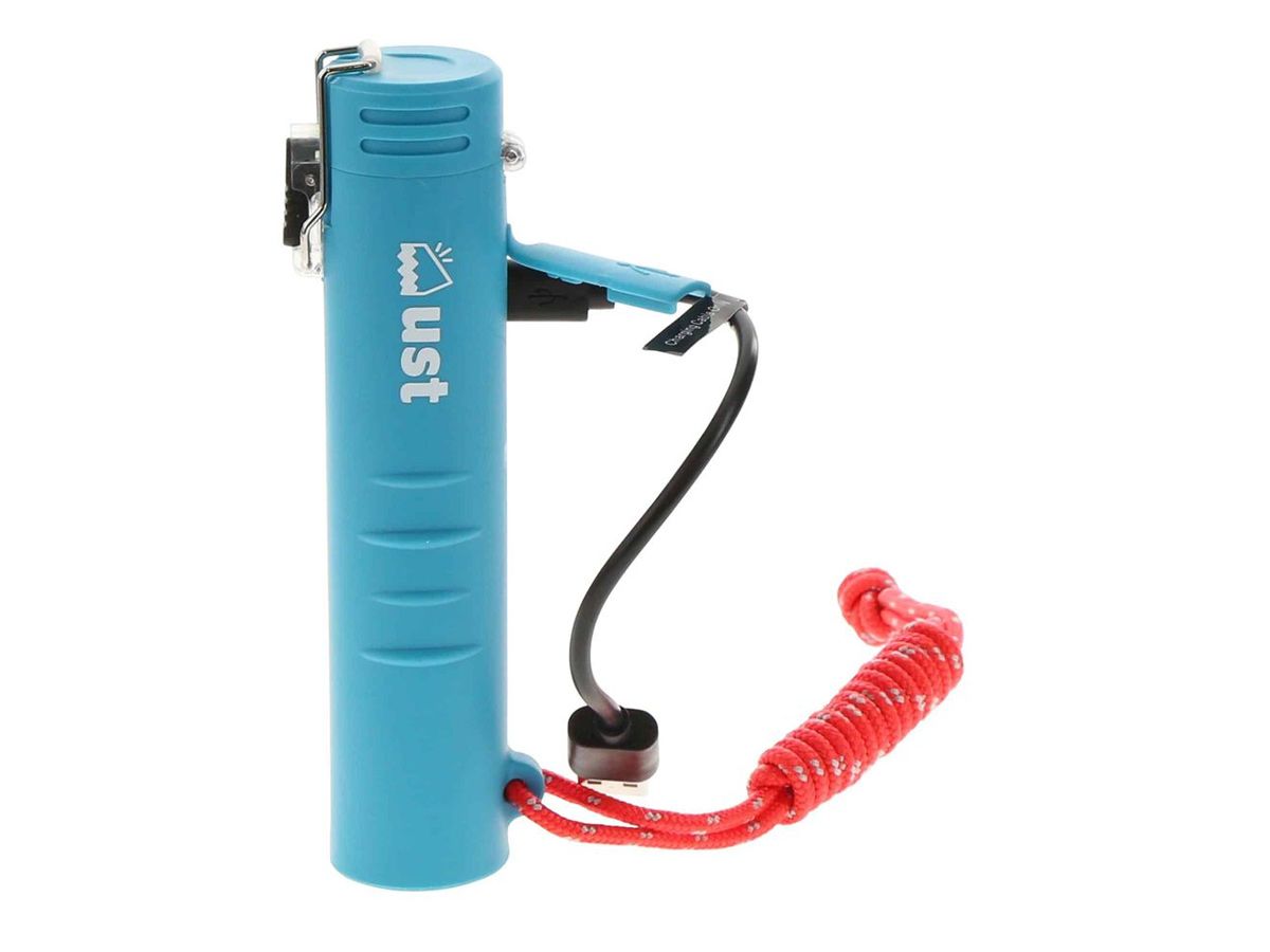 -1142747 Lithium Ion TekFire Charge Fuel-Free Lighter with Rechargeable Batteries