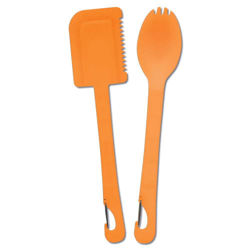 UST-1156905 Klipp Spork & Spatula, Orange