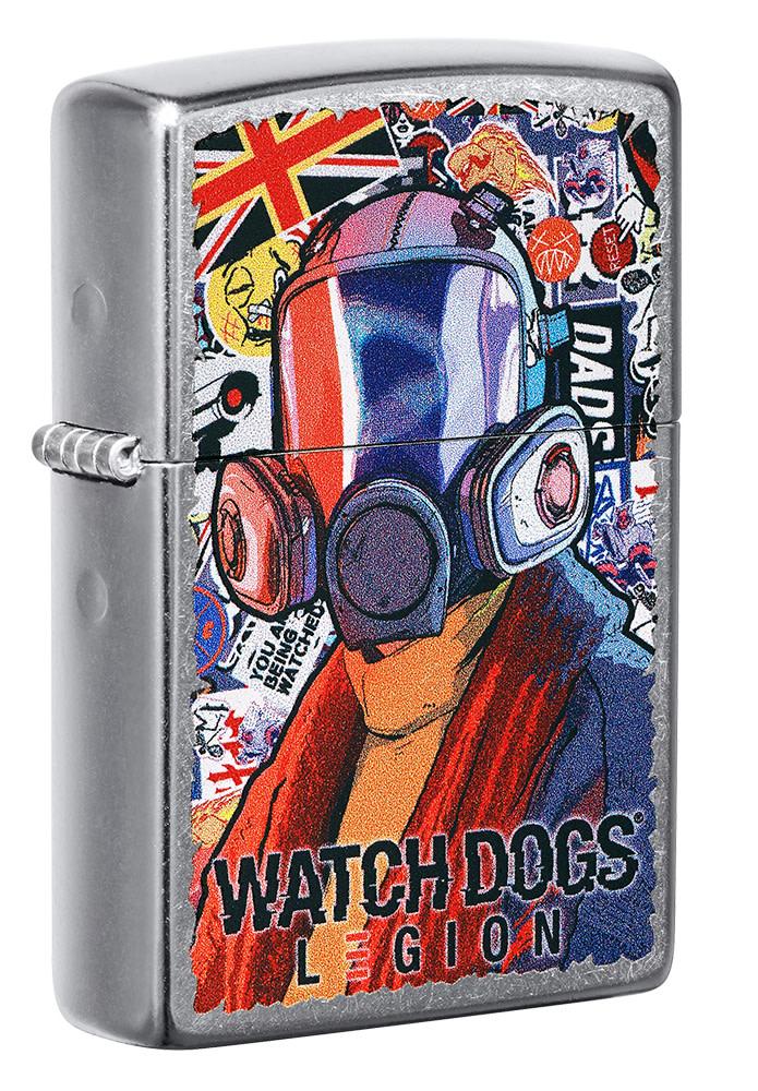 ZIP-49557 Watch Dog Legion Design Lighter, Street Chrome