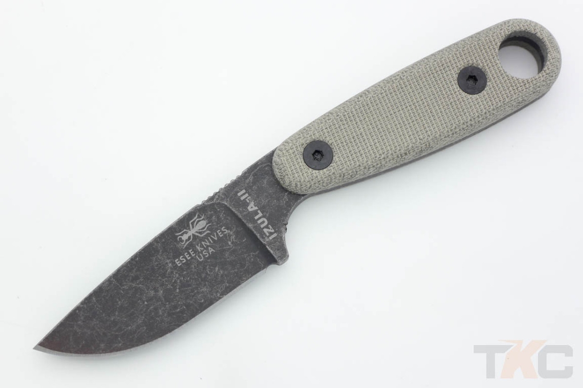 Picture of ESEE ESE-IZULA-II-B-BO Black Izula-II Black Oxide Coating with Black Sheath