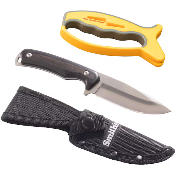 SMI-51239 2024T Smiths Edgesport Fixed Blade Knife Combo with V-Sharp