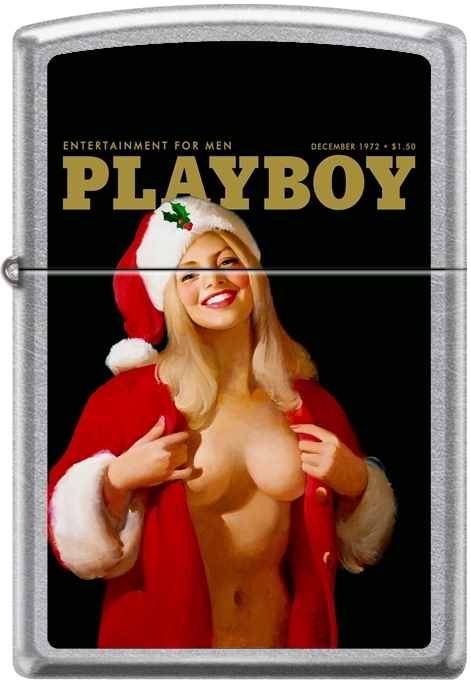ZIP-207CI403205 2024 Zippo Custom Playboy December 1972 Cover Windproof Lighter