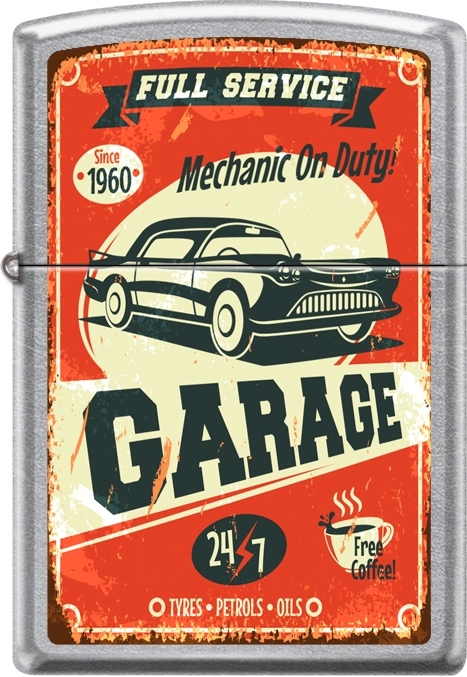 ZIP-207CI417539 2024 Zippo Custom Garage Mechanic on Duty Lighter
