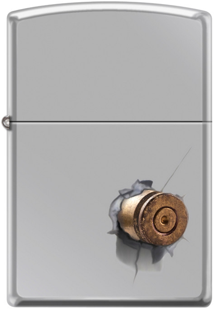 ZIP-250CI410824 2024 Zippo Bullet Shell High Polish Chrome Lighter