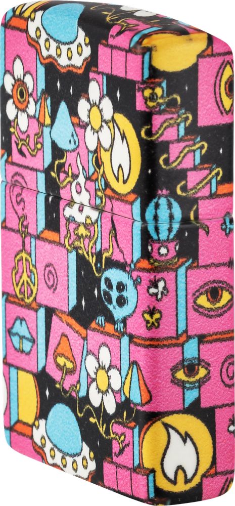 ZIP-48779 2024 Zippo Abstract Design Glow-in-the-Dark Lighter