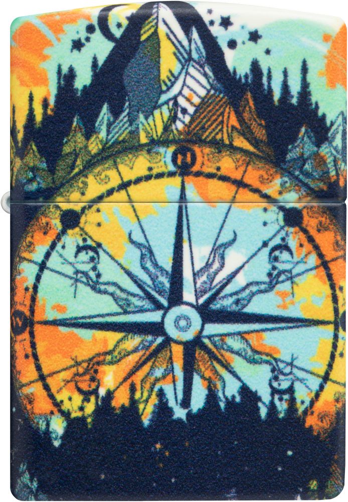 ZIP-49805 2024 Zippo Compass Glow-in-the-Dark Lighter