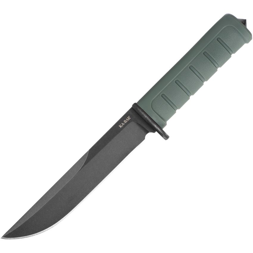 KAB-6100 2025 Ka-Bar Dust I Fixed Blade Knife with Plastic Sheath & Straight Edge