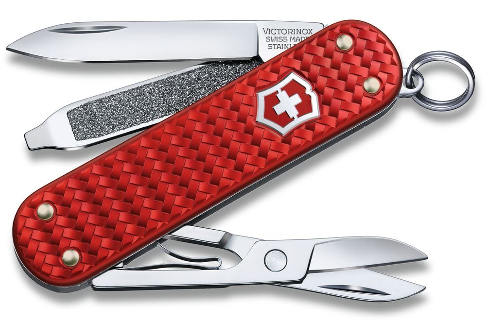 VIC-0.6221.401G 2025 Victorinox Classic SD Precious Alox Knife, Iconic Red -  Pro-Cut