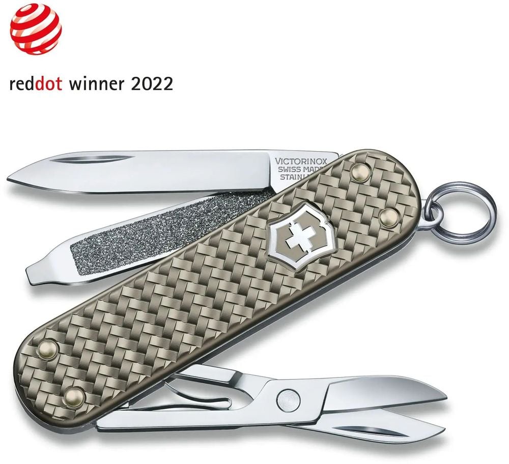VIC-0.6221.4031G 2025 Victorinox Classic SD Precious Alox Knife, Infinite Grey -  Pro-Cut