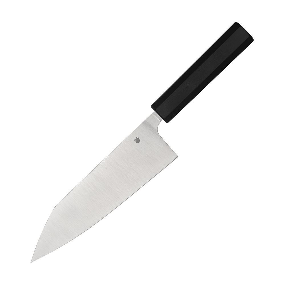 SPY-K18PBK 2025 Spyderco Reveal 9 Murray Carter Minarai Bunka Bocho Fixed Blade Knife