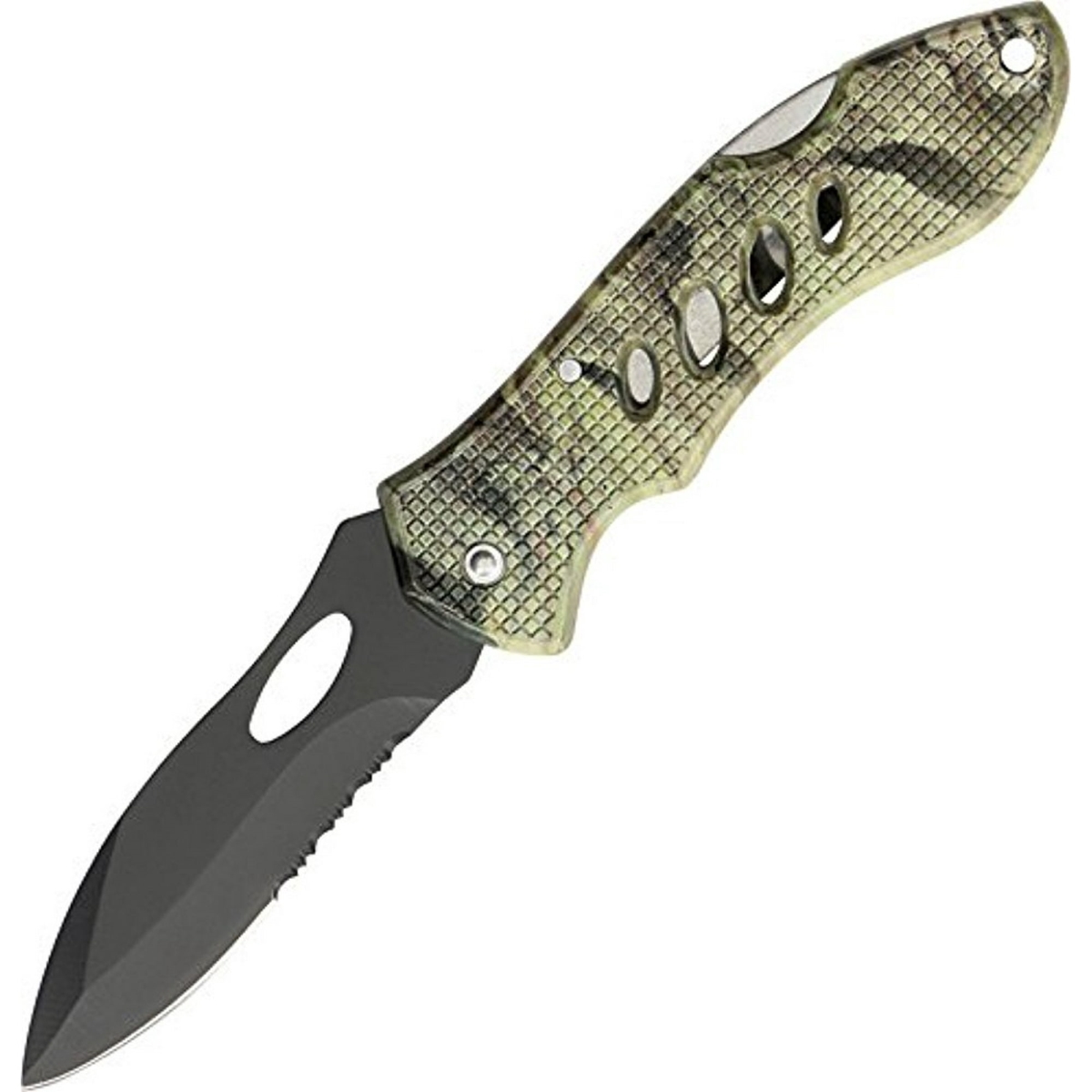 SZC-210871 4 in. 2023 SZCO Forest Folder Knife with Black Blade