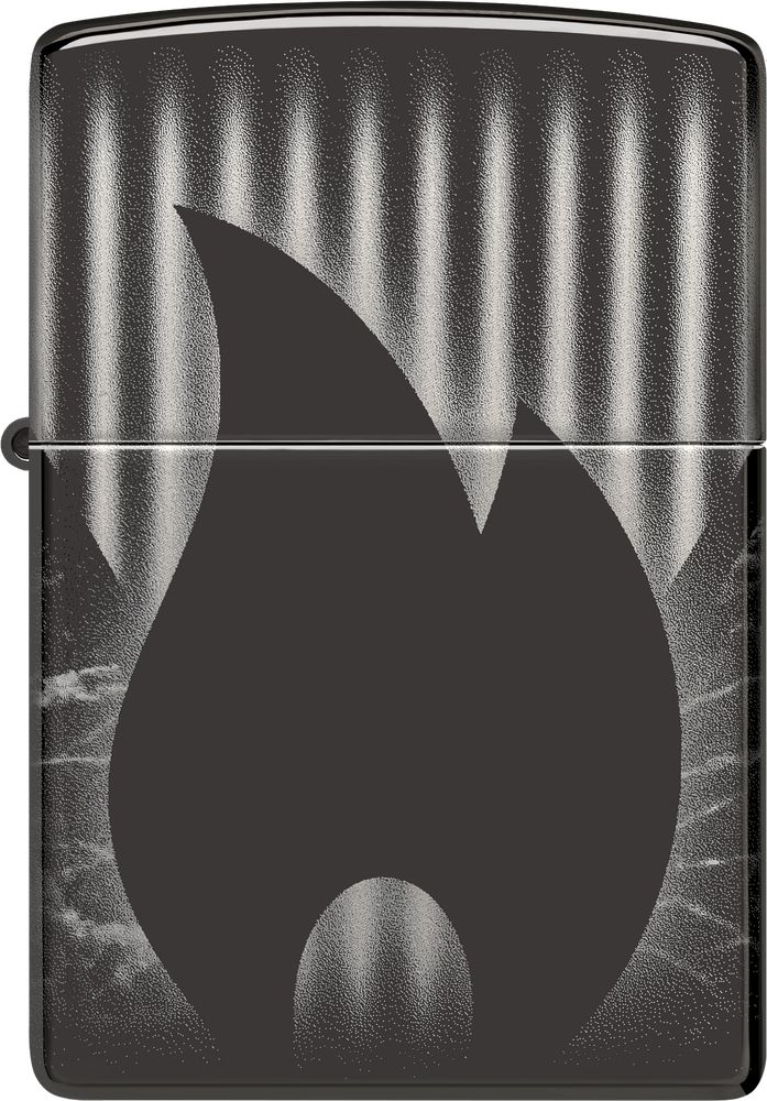 ZIP-48738 2024 Zippo 24756 Design Lighter, High Polished Black