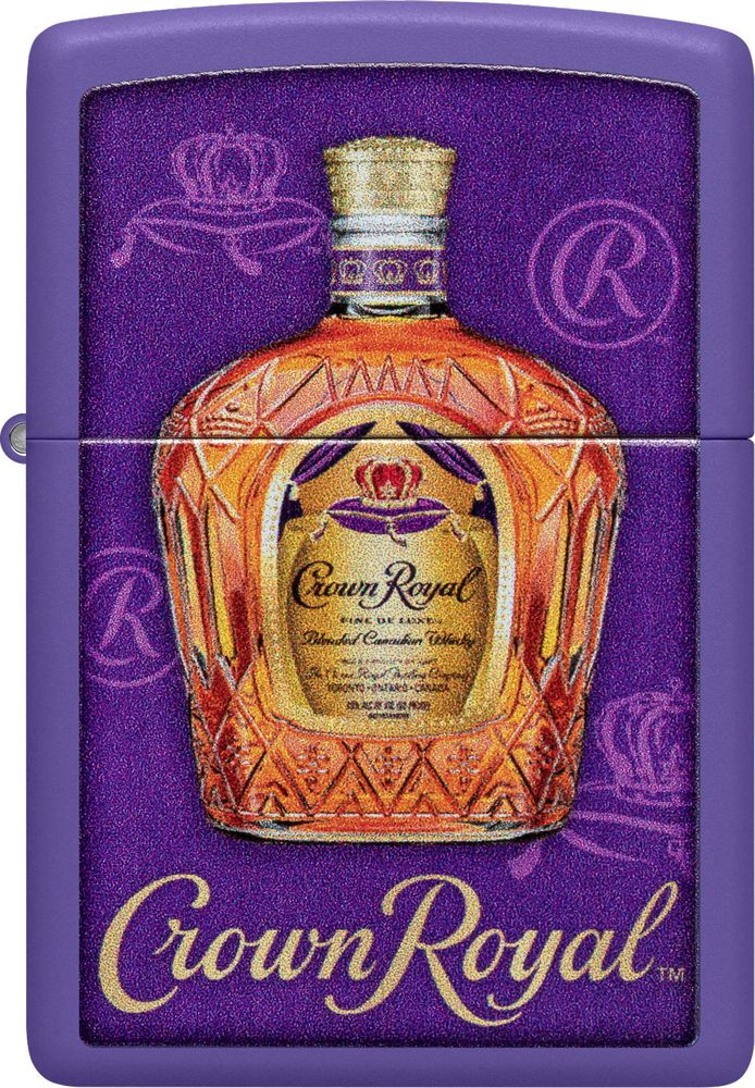 ZIP-48749 2024 Zippo 237 Crown Royal Lighter, Purple Matte