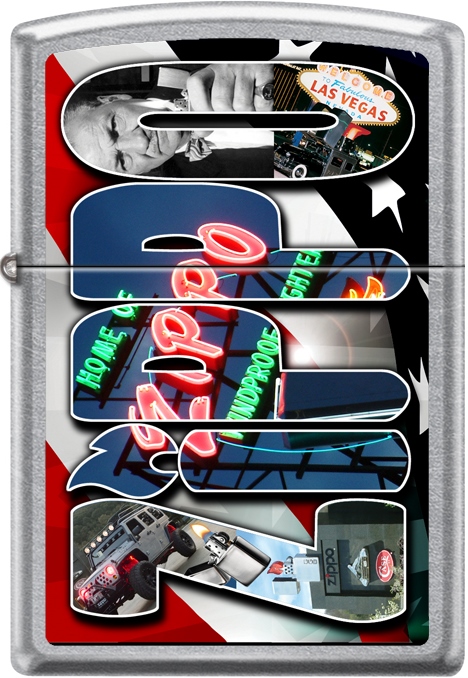 ZIP-207CI414535 2024 Zippo Custom Logo Exposure Street Chrome Lighter