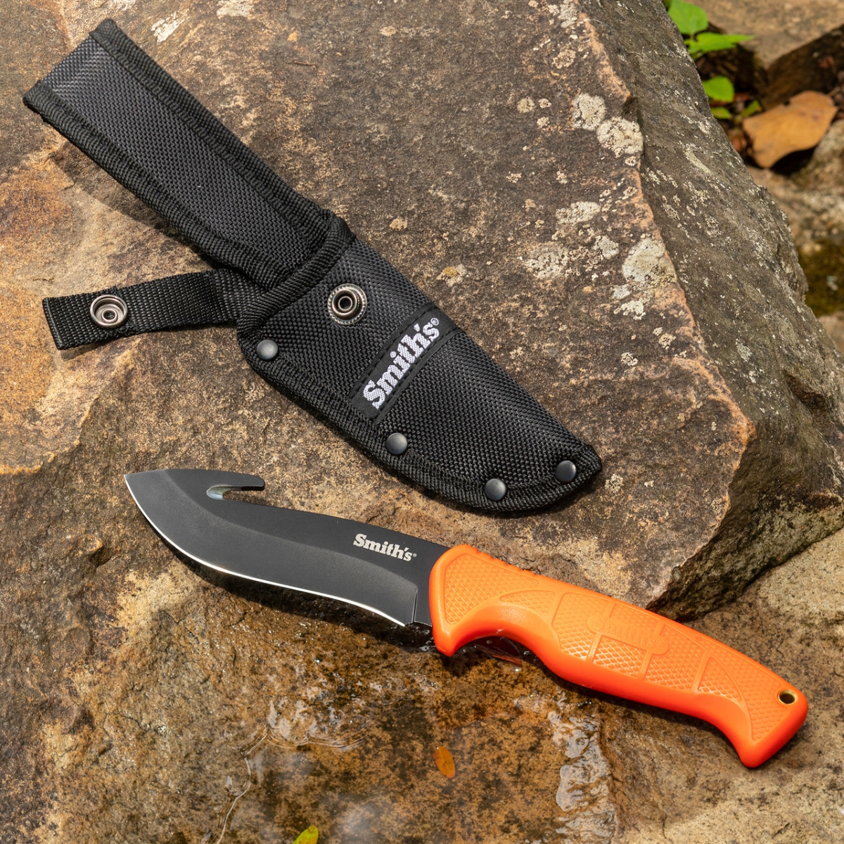 SMI-51236 2024T Smiths Edge Sport Fixed Blade Knife with Gut Hook