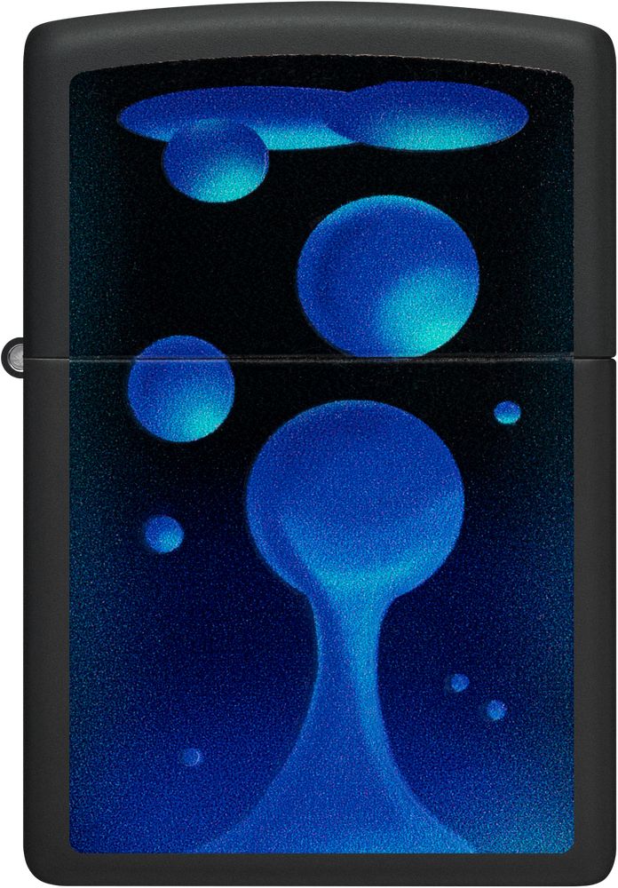 ZIP-48675 2024 Zippo Lava Lamp Design Lighter, Black Matte