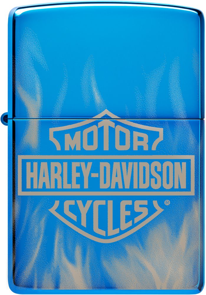 ZIP-49469 2024 Zippo Sapphire Harley Davidson Lighter