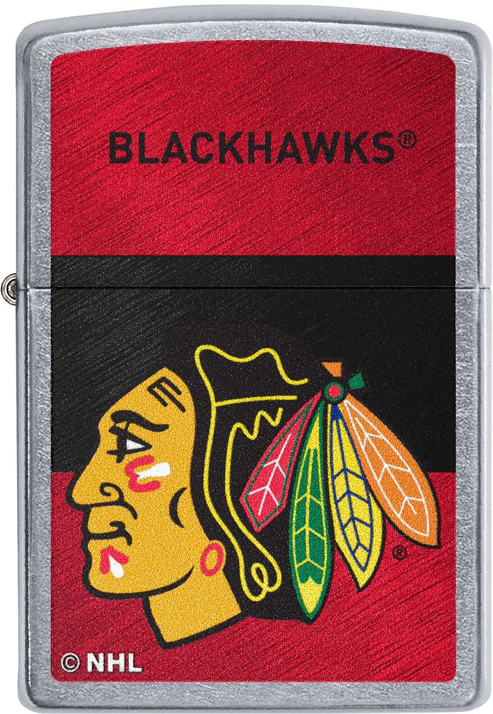 ZIP-48034 Zippo NHL Chicago Blackhawks Street Chrome Lighter