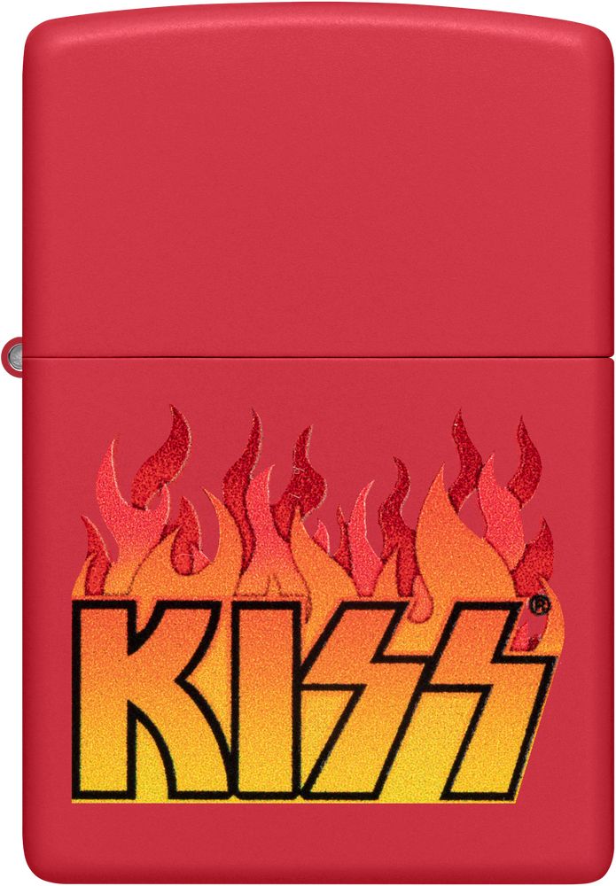 ZIP-48642 2024 Zippo Kiss Lighter, Red Matte