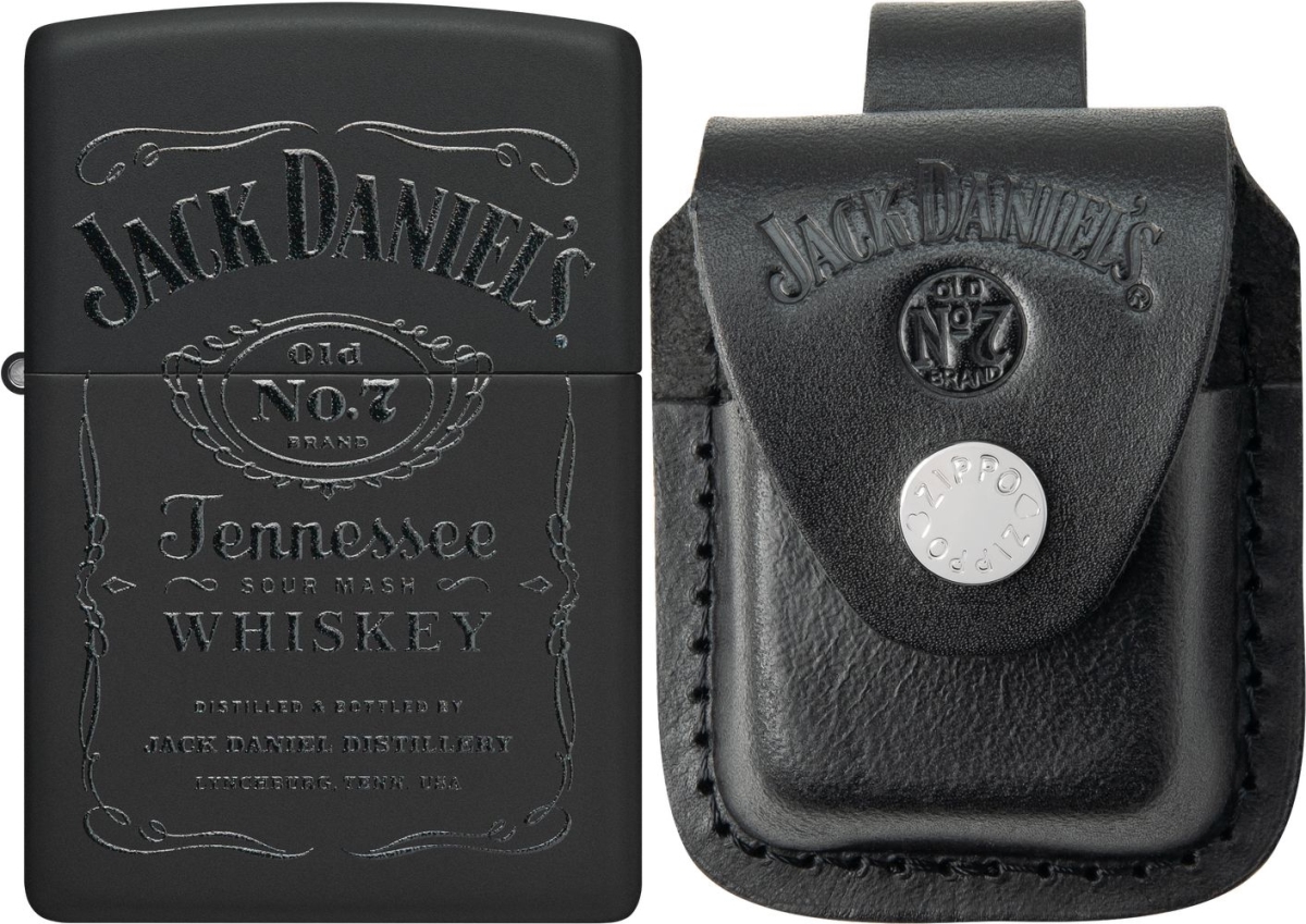 ZIP-48460 2024 Zippo Jack Daniels WPL & Pouch Gift Set