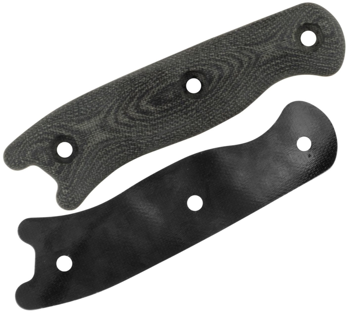 KAB-BK16BLKHNDL 2025 Ka-Bar Becker Black Micarta Handle Set for Short Beckers