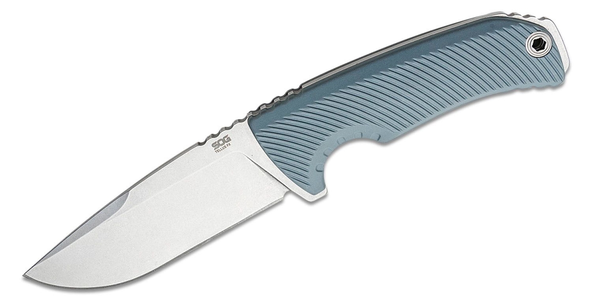 Picture of Pro-Cut SOG-17-06-02-43 2024 SOG Tellus FX Fixed Blade - Wolf Gray