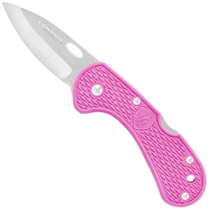 CON-60733 2024N Condor Baby Cadejo Folder Knife, Pink