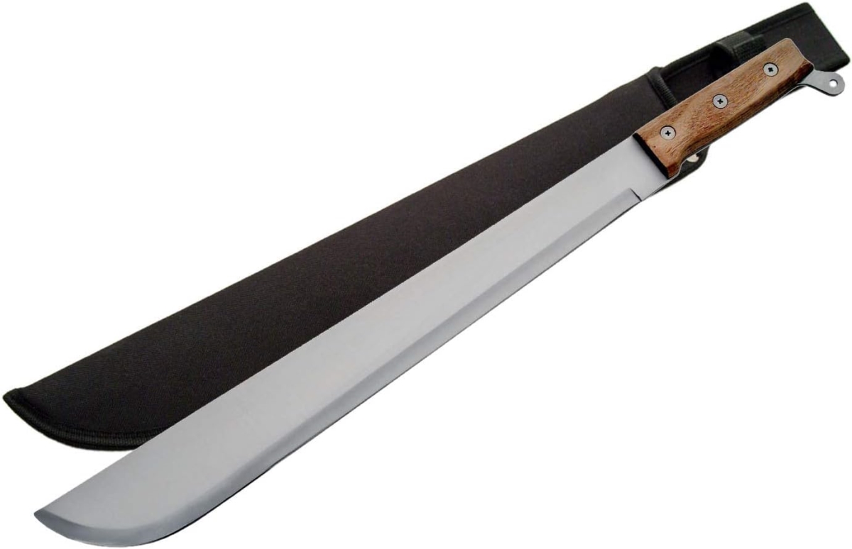 Picture of Pro-Cut SZC-926812 21 in. 2023 SZCO Wood Lanyard Machete with Sheath