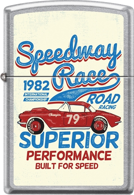 ZIP-207CI417541 2024 Zippo Custom Speedway Race Road Racing 1982 Lighter