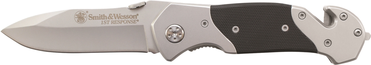 Picture of BTI Tools SAW-SWFR 2019 Smith & Wesson First Response Drop Point Blade with G10 Insert&#44; Black