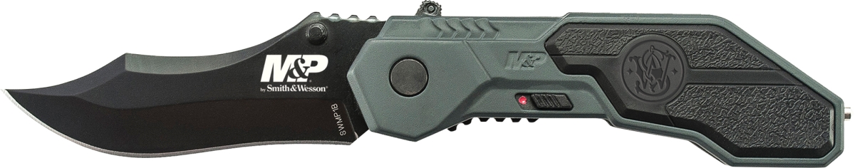 Picture of BTI Tools SAW-SWMP1B 2019 Smith & Wesson M&P MAGIC Assist Scooped Back Drop Point Blade&#44; Black
