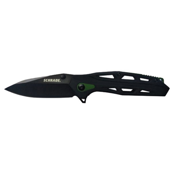 SCH-1100049 2019 Schrade SCH UG Knife, Green & Black -  BTI TOOLS