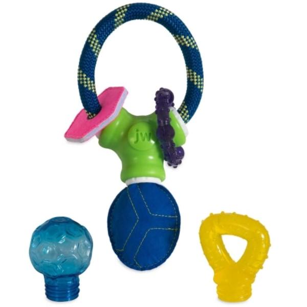 Picture of Petmate 33213 9 x 8.27 x 4.72 in. JW Puppy Connects Soft Set Toy