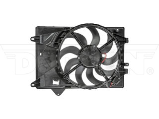 Dorman 621-071 Radiator Fan Assembly Without Controller for 2012-2018 Chevrolet Sonic - Black