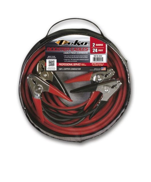 161 24 ft. 2 Gauge Professional Booster Cable