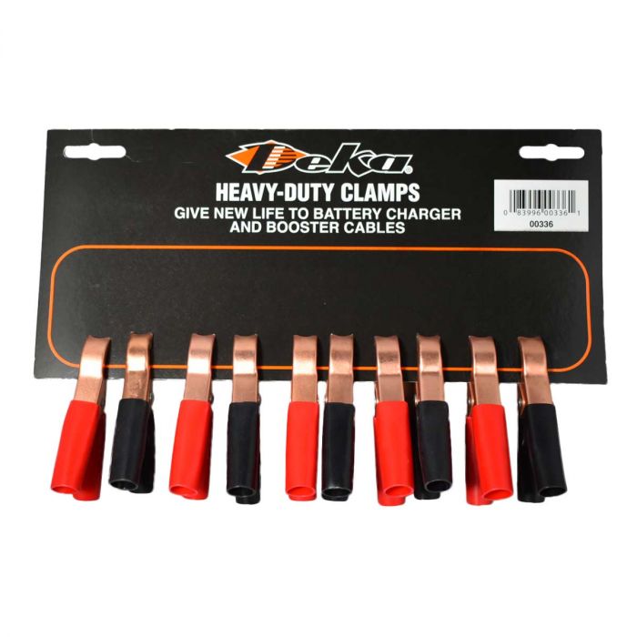 336 Red & Black Heavy Duty Clamps