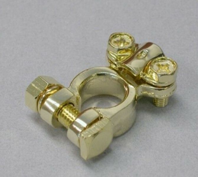 5444 Gold Plated Top Post Battery Replacement Terminals Ends