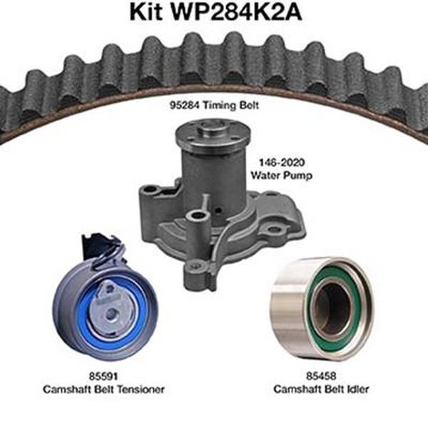 WP284K2A Timing Belt & Water Pump Kit for 2007-2012 Hyundai Elantra