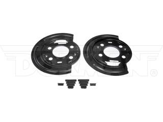 Dorman 924-654 Brake Dust Shield for 2006-2010 Chevrolet, 2006-2010 GMC - Black