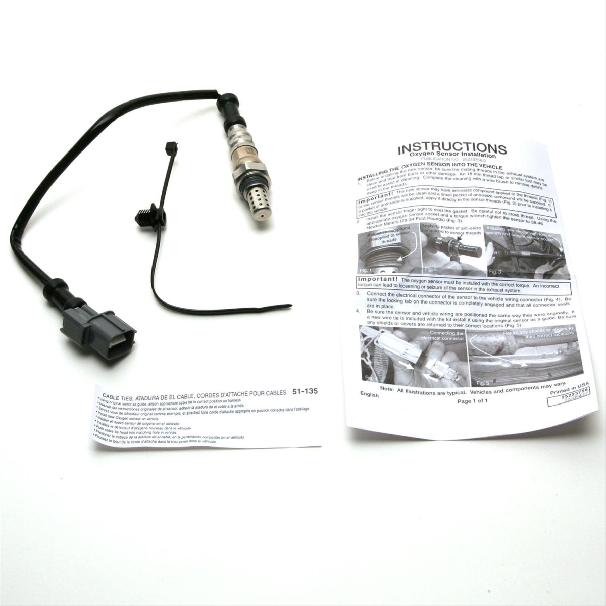 ES20322 Thread-in Oxygen Sensor for 1997-1998 Acura CL