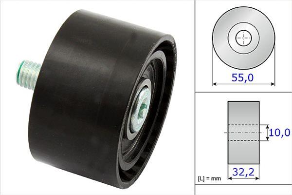 FP06591 Accessory Drive Idler Pulleys for 2011 BMW 528I