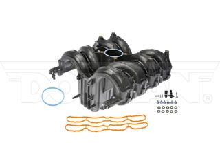 Dorman 615-268 Upper Plastic Intake Manifold for 2004-2010 Ford, 2005-2008 Lincoln - Black