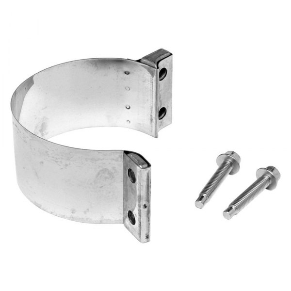 33280 4 in. Natural Stainless Steel Butt Joint Exhaust Clamp