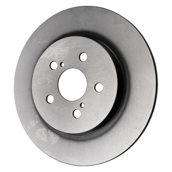 Rear Brake Disc Rotor - Silver - Premium OE Quality