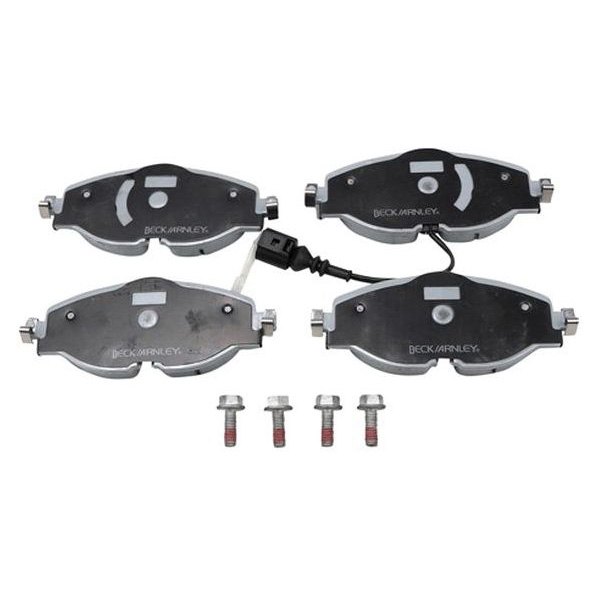 Front Brake Pads with Hardware for 2017-2019 Volkswagen Golf Alltrack