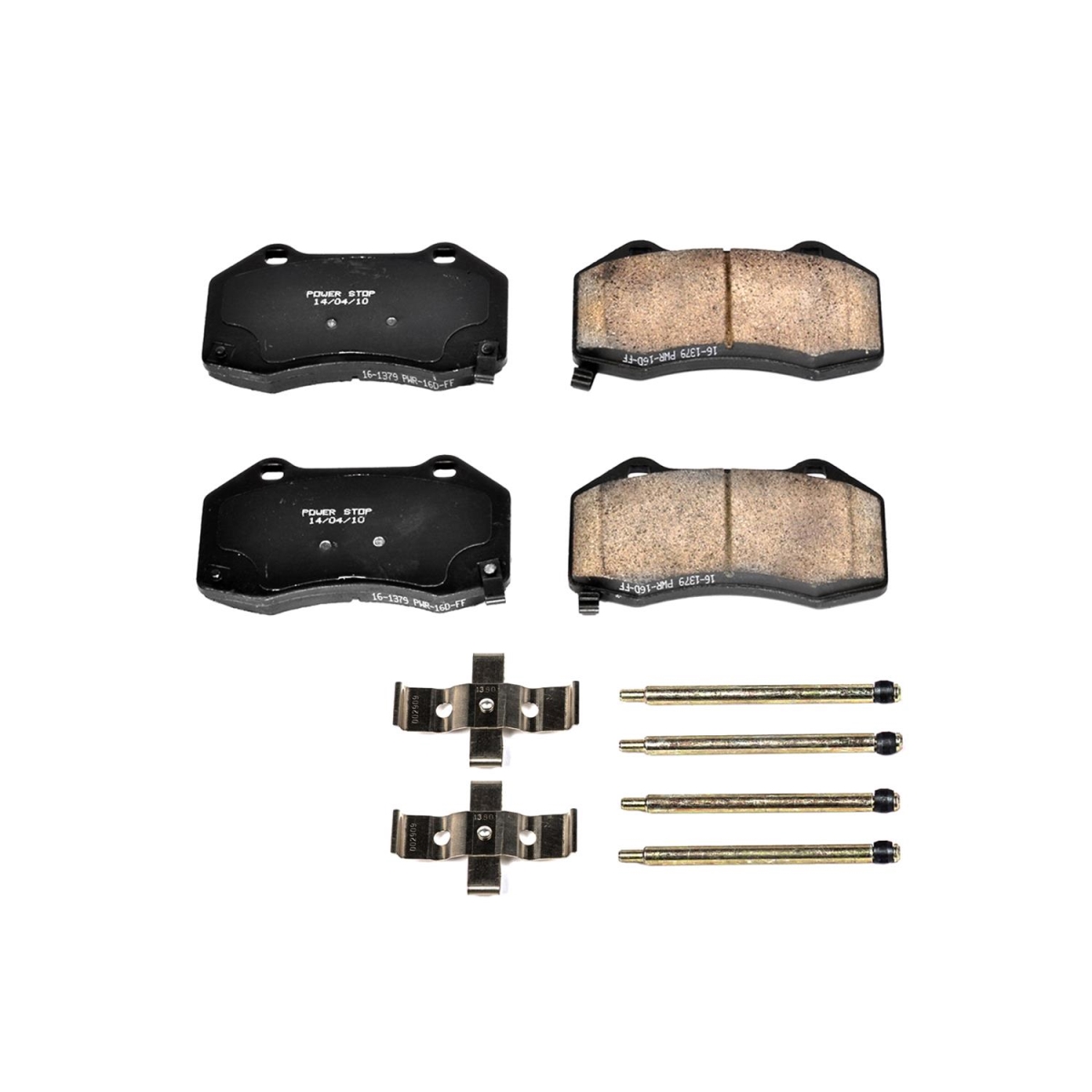 PowerStop 17-1379 Front Z17 Evolution Plus Disc Brake Pad Set with Hardware Kit for 2008-2010 Chevrolet HHR