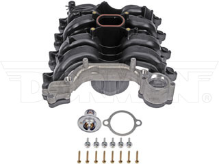 Dorman 615-175 Upper Plastic Intake Manifold for 1999-2011 Ford, 2001-2011 Lincoln & 2001-2011 Mercury - Black