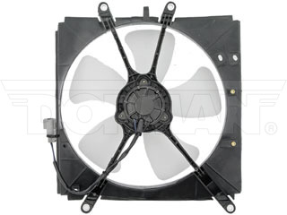 Dorman 620-500 Radiator Fan Assembly Without Controller for 1993-1997 Geo Prizm, 1993-1997 Toyota Corolla - Black
