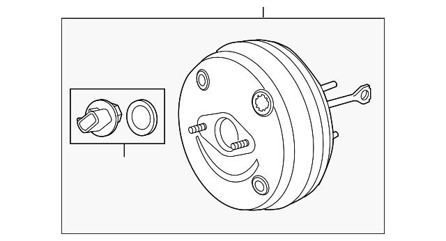19432805 Power Brake Booster for 2012 Cadillac Escalade