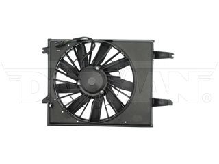 Dorman 620-127 Radiator Fan Assembly Without Controller for 1996-1998 Mercury Villager, 1996-1998 Nissan Quest - Black